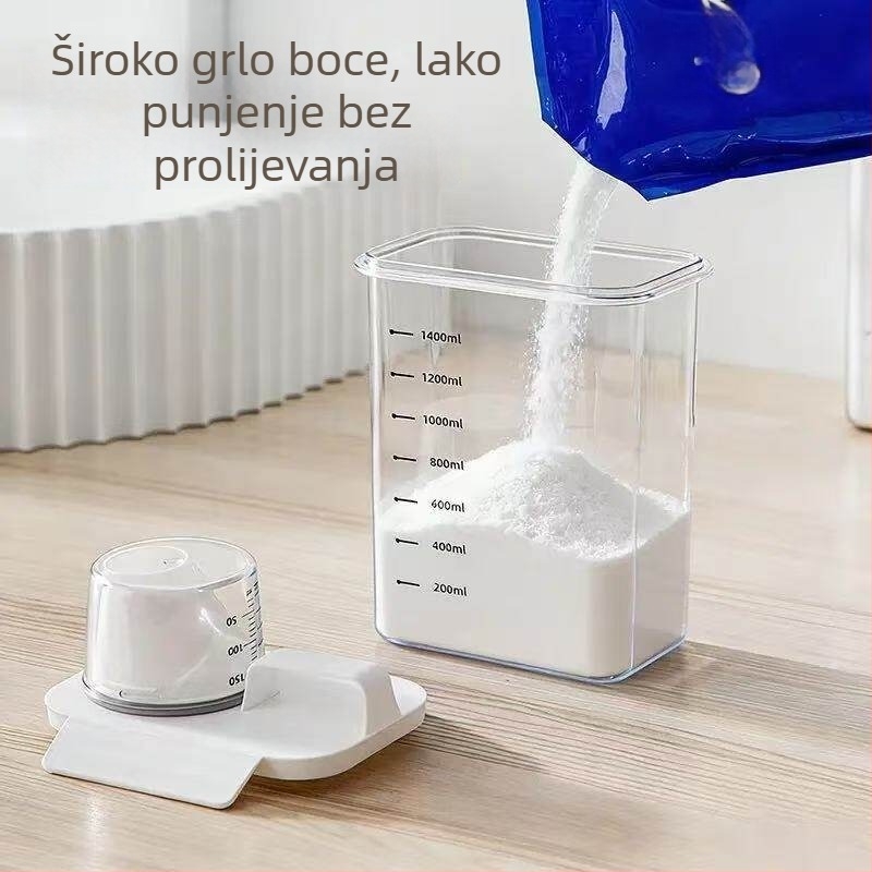 Kutija za pohranu praška za pranje, velika kapaciteta, PET, za kapsule gel za pranje