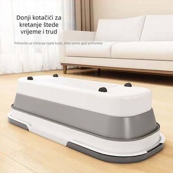 Sklopivi pravokutni kantu za vodu za kućnu ili studentsku upotrebu, veliki kantu za mop s odvodnim posudom, pranje bez ruku