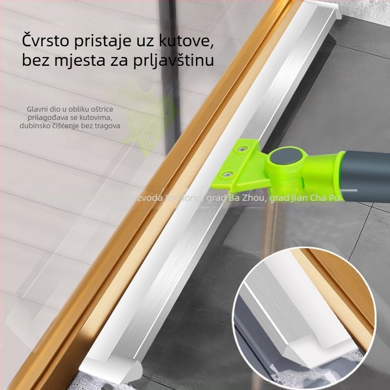 Silikonski brisač vode i mop za podove — kupaonica i kućna upotreba, prilagodljiv