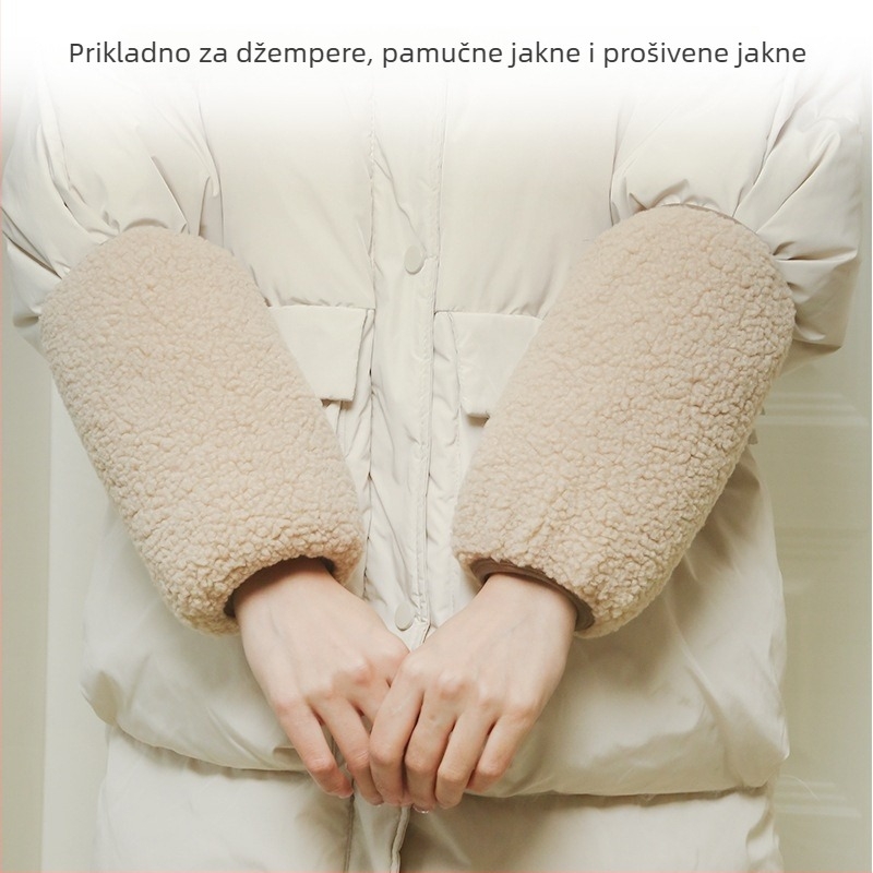 Zimski plišani rukavi – ženske zaštita protiv prljavštine za školu i ured, topli
