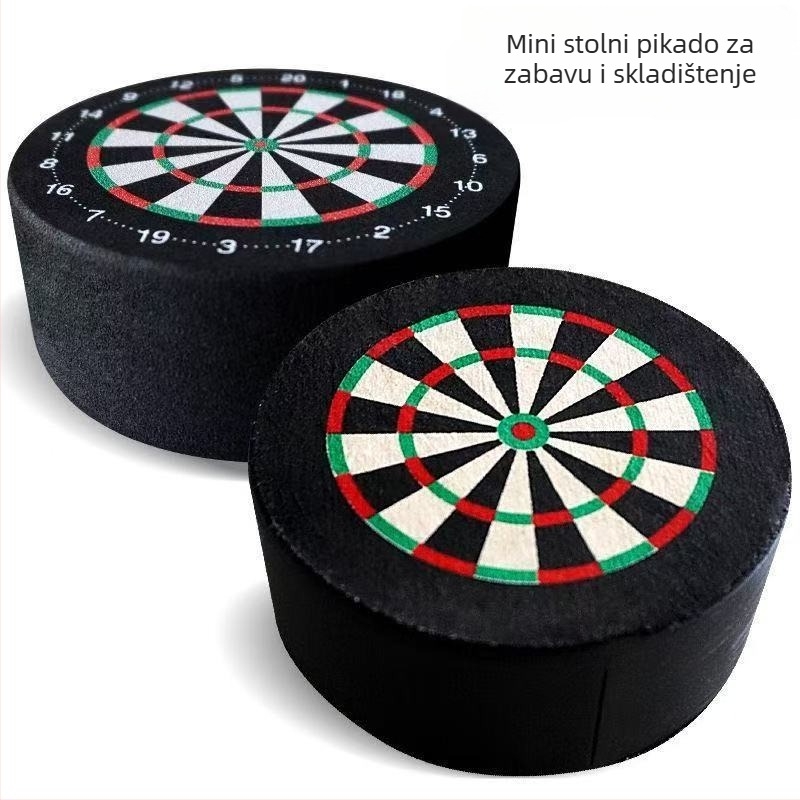 Stolni mini dart ploča s EVA spužvom – izdržljiv cilj i spremnik za pohranu
