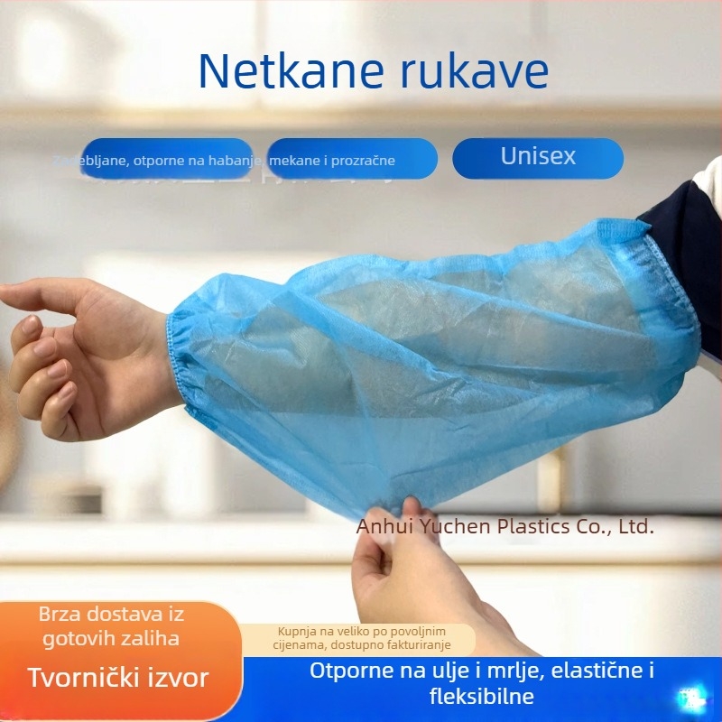 Jednokratne rukave od netkanog materijala za žene, kućno čišćenje, zaštita od prašine, vodootporne i prozračne