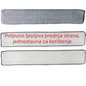 Debeli plat za plosnati mop, zamjena, samoljepivi, produžen, universalni