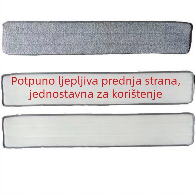 Debeli plat za plosnati mop, zamjena, samoljepivi, produžen, universalni
