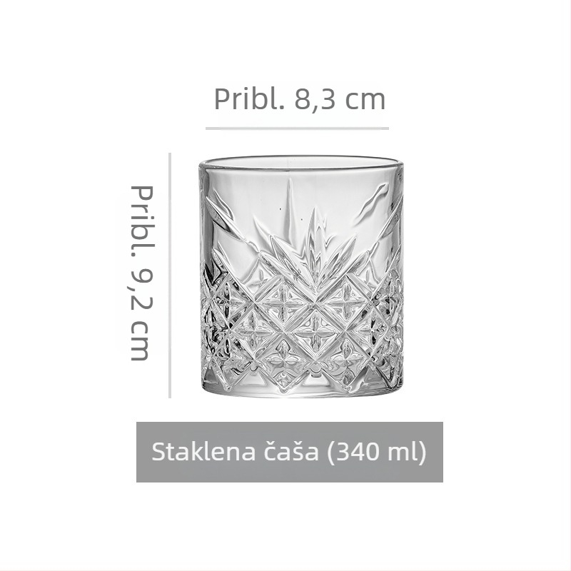 Premium čaša za whisky – višenamjenska za whisky, vino, pivo, vodu, kavu i voćni čaj, kapacitet 301–400 ml