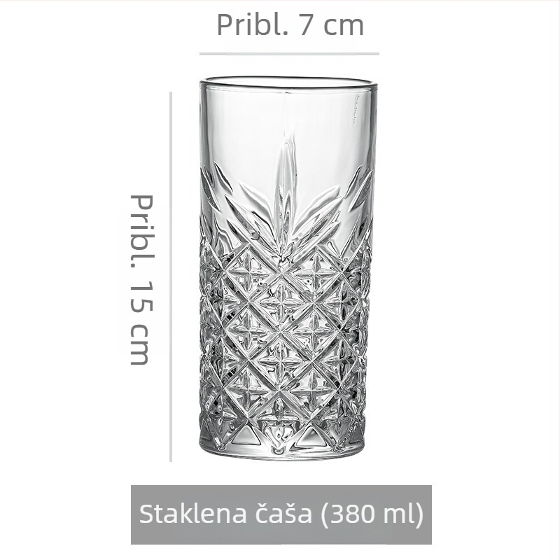 Premium čaša za whisky – višenamjenska za whisky, vino, pivo, vodu, kavu i voćni čaj, kapacitet 301–400 ml