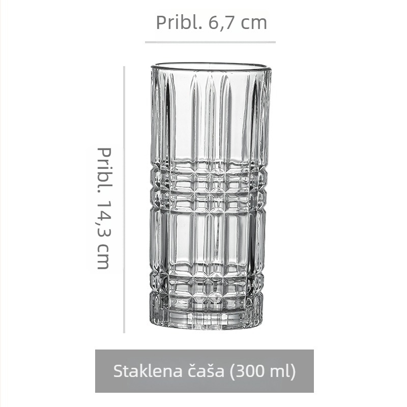 Premium čaša za whisky – višenamjenska za whisky, vino, pivo, vodu, kavu i voćni čaj, kapacitet 301–400 ml