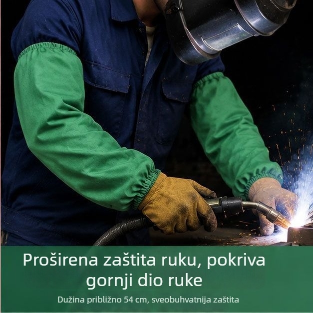 Vatreno otporne rukave za zavarivanje, zaštitne, izdržljive i prozračne, ljeto, zaštita od iskri i prskanja