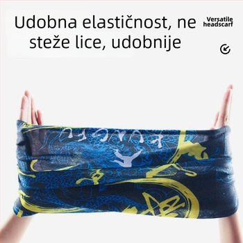 Magični biciklistički šal s UV zaštitom, maska za lice s punim pokrivanjem, svestrana maska za lice, tanki Ice Silk šal za vrat, za vanjske aktivnosti i ribolov.