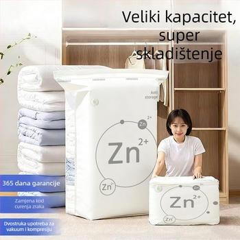 Antibakterijske vakuumske vrećice za pohranu bez pumpe, za pokrivače, odjeću, perjane jakne i prtljagu; otporne na vlagu i jače.