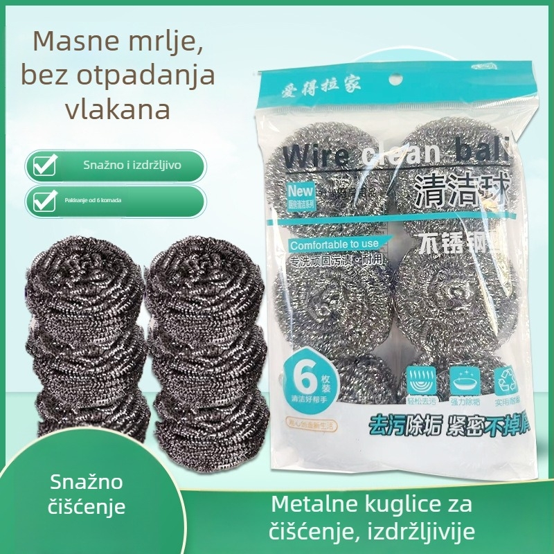 Nehrđajući čelični žičasti čistač za posuđe