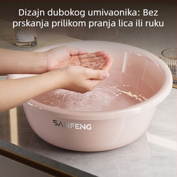 Set od tri umivaonika za pranje lica: veliki, srednji, mali – kućna upotreba, beba i studentski dom