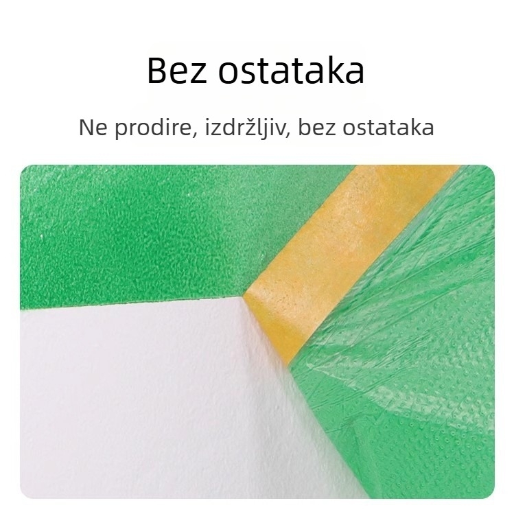 Kućna platnena navlaka za zaštitu od prašine za krevet i namještaj, jednokratna plastična zaštitna folija