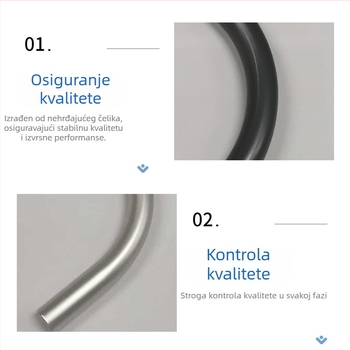 Aluminijske drške od legure za torbe, prtljagu, torice za laptop, ruksake i tote torbe