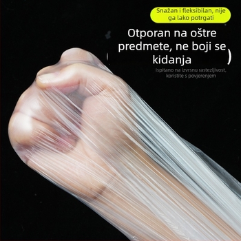 Debeli jednokratni zaštitni pokrivač za krevete i kauče, plastični zaštitni film za renovacije, prilagodljivi zaštitni film protiv prašine