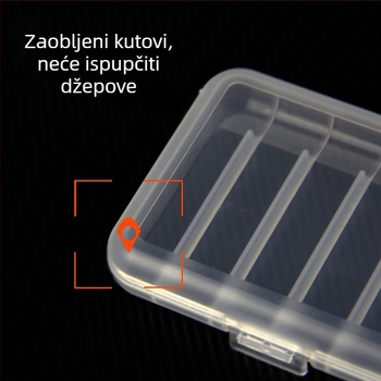 Plastična prijenosna kutija za pohranu držača za cigarete, prašini-otporna i otporna na udarce, višenamjenska kutija za putovanja i tablete