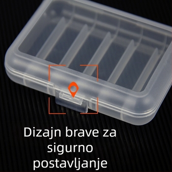 Plastična prijenosna kutija za pohranu držača za cigarete, prašini-otporna i otporna na udarce, višenamjenska kutija za putovanja i tablete