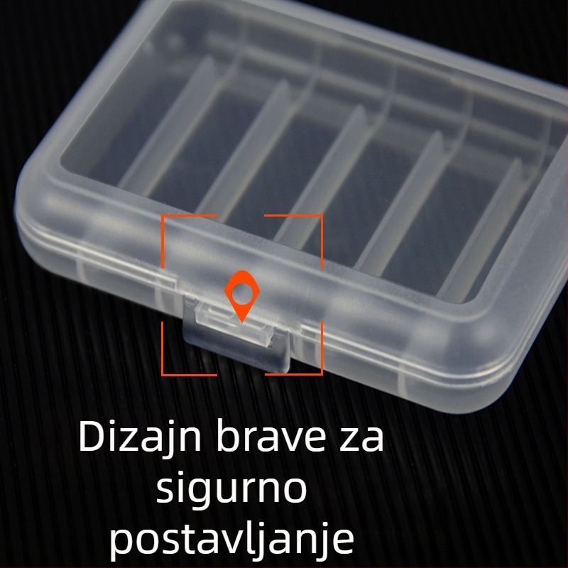 Plastična prijenosna kutija za pohranu držača za cigarete, prašini-otporna i otporna na udarce, višenamjenska kutija za putovanja i tablete