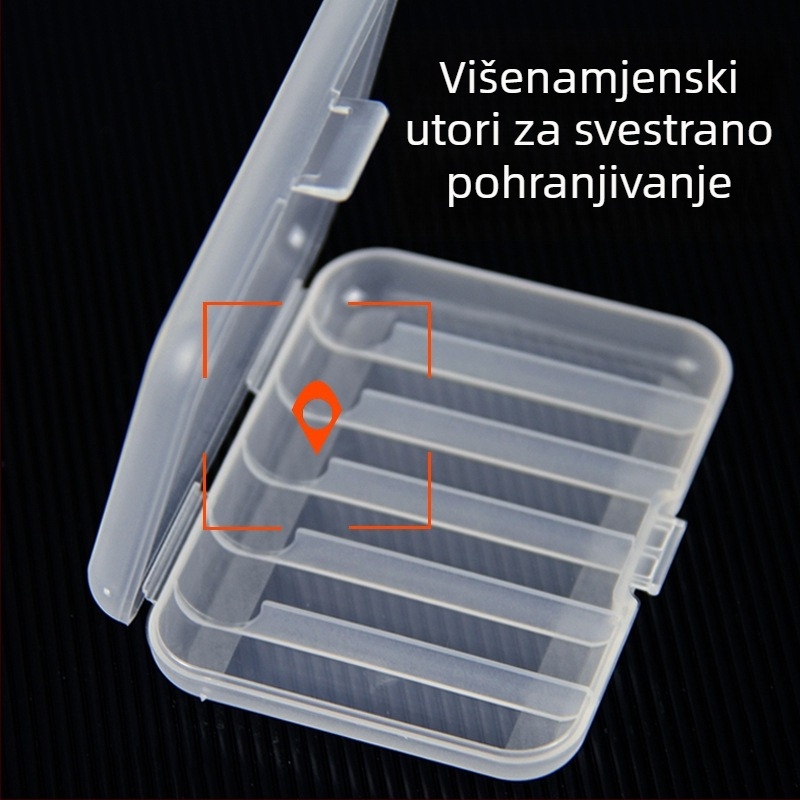 Plastična prijenosna kutija za pohranu držača za cigarete, prašini-otporna i otporna na udarce, višenamjenska kutija za putovanja i tablete