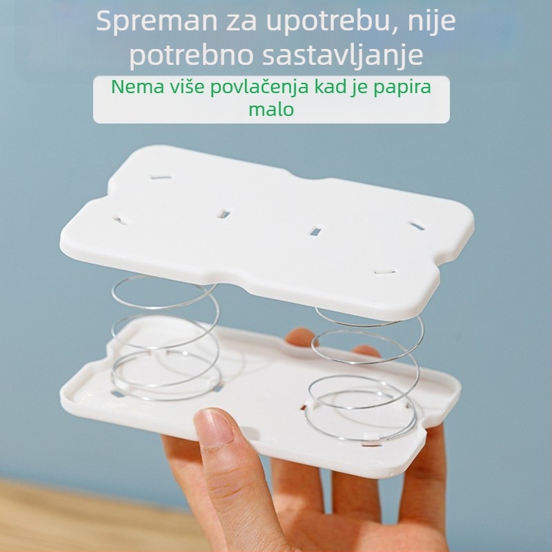 Kutija za maramice za stol s opružnim mehanizmom za jednostavno vađenje maramica