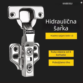 Šarnir za garderobu od hladno valjanog čelika sa tlumičem i hidrauličkim damperom, standardni vrata šarnir