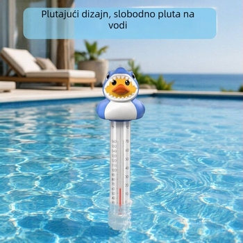 Životinjski dizajn plivajući termometar za bazen, višenamjenski mjerač temperature vode, -10 do 70 °C