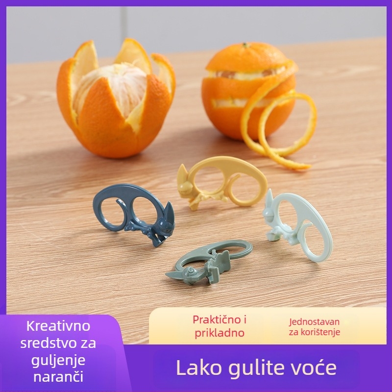 Višefunkcijski kućni oljuštivač citrusa i voća, ABS ručka, 3Cr13 nehrđajući čelik