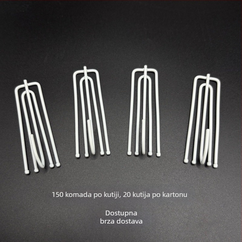 Nehrđajući čelični kuk za zavjese s četiri kandže i S kuka – dodaci za tkanine