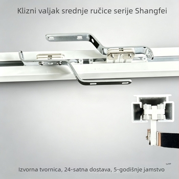 Električni dodaci za električne zavjese: S-Track srednji rameni klizač i POM pogonska jedinica za tračnicu Shangfei