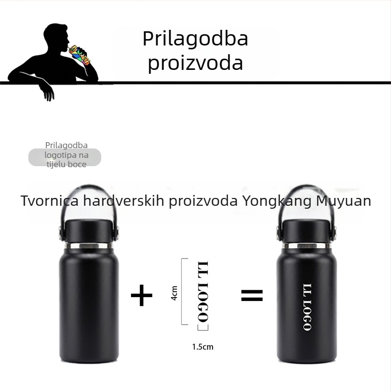 6.7 oz Mini Space Flask – vakuumski izolirana boca za vodu od 304 nehrđajućeg čelika, mini sportska boca