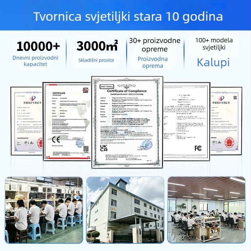 Prilagođena LED zidna svjetiljka s abažurom od zlatne tkanine, bez kablova, regulirana jačina svjetla, za hotele i hodnike