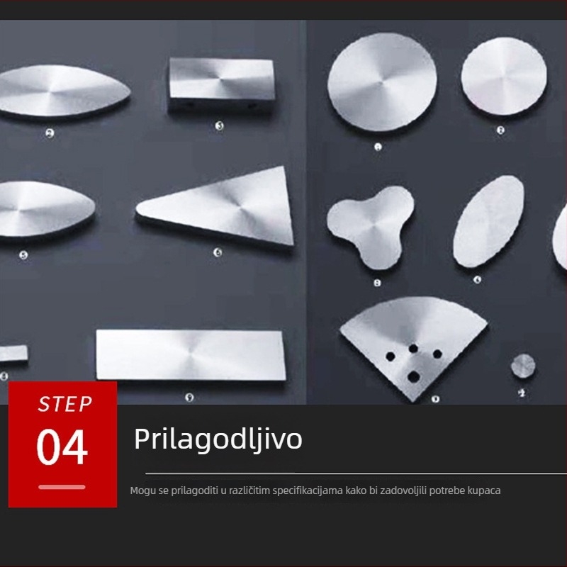 Kružni čvrsti aluminijski disk za namještajni hardver