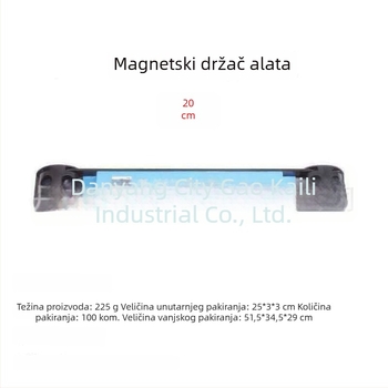 Snažan magnetski stalak za alate, metalni organizator traka, magnetski držač noževa