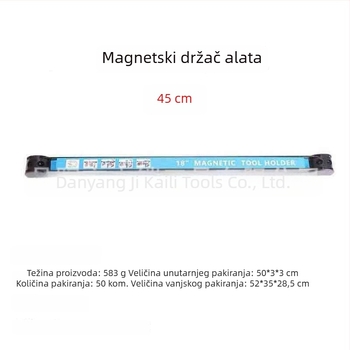 Snažan magnetski stalak za alate, metalni organizator traka, magnetski držač noževa