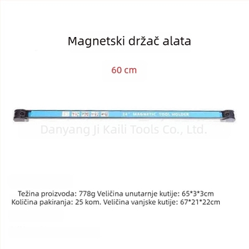 Snažan magnetski stalak za alate, metalni organizator traka, magnetski držač noževa