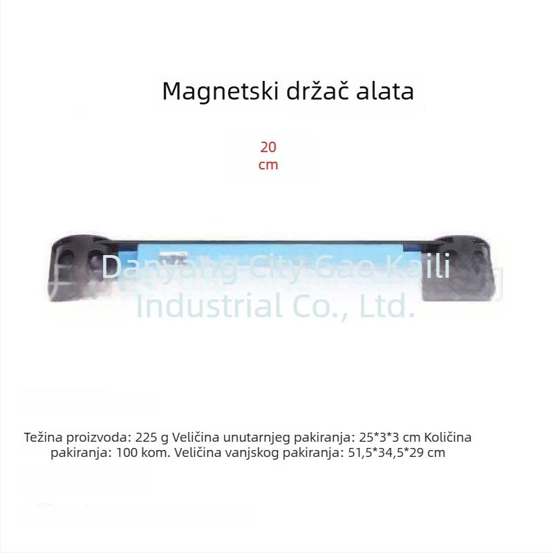 Snažan magnetski stalak za alate, metalni organizator traka, magnetski držač noževa