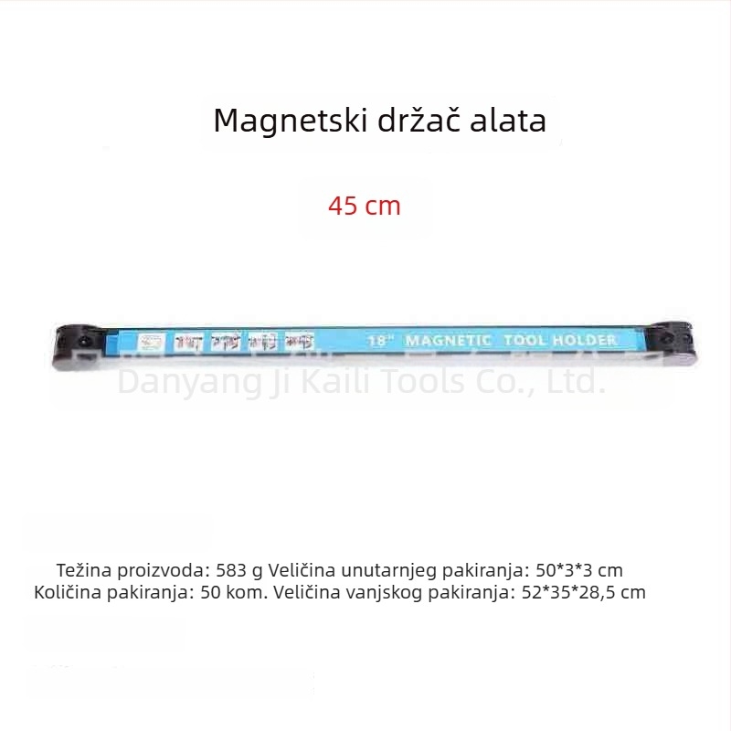 Snažan magnetski stalak za alate, metalni organizator traka, magnetski držač noževa