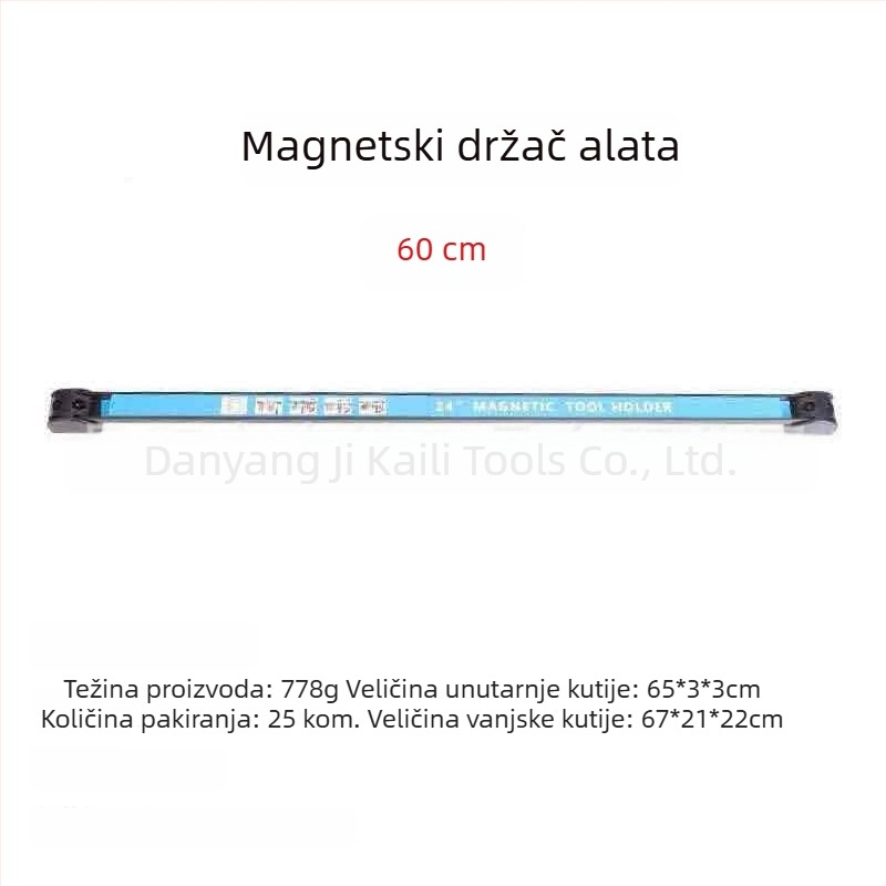 Snažan magnetski stalak za alate, metalni organizator traka, magnetski držač noževa