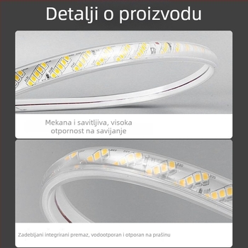 LED traka visoke svjetline za pozadinu stropa dnevnog boravka – unutarnje osvjetljenje, nije prigušiva, nije vodootporna