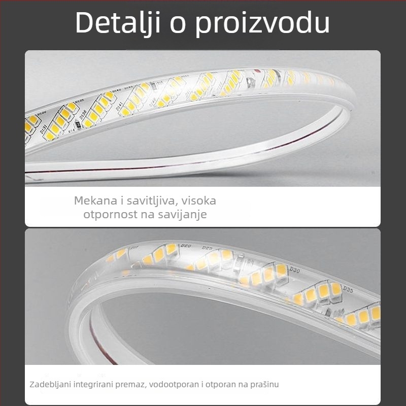 LED traka visoke svjetline za pozadinu stropa dnevnog boravka – unutarnje osvjetljenje, nije prigušiva, nije vodootporna