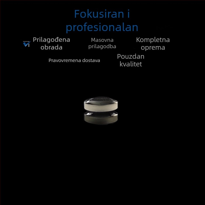 Mala dvostruko konveksna leća, promjer 6 mm, optička staklena leća za laserski mikroskop