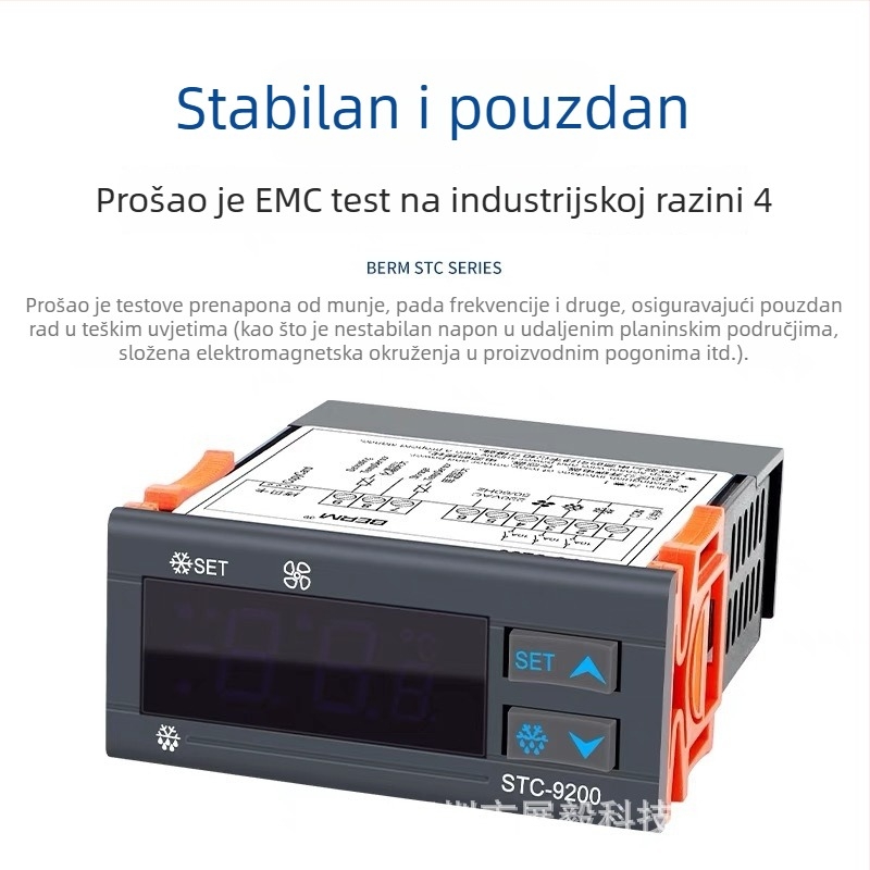 STC-9200 Digitalski kontroler temperature za zamrzivač s funkcijom odmrzavanja