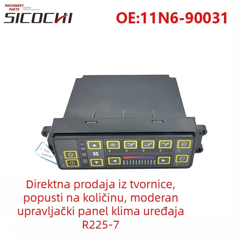 Panel za klimatizaciju Hyundai R225-7 i 210LC-7, regulator temperature, kontroler 11N6-90031