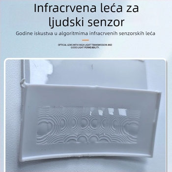 Fresnel leća kvadratnog oblika, optička leća za detekciju tijela, za automatska vrata, infracrveni senzor