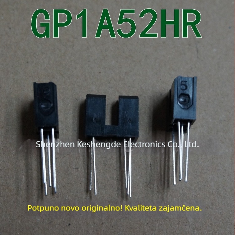 GP1A52HR Optički senzor – optički prekidač sa utorom, logički izlaz, PCB 3.0 mm