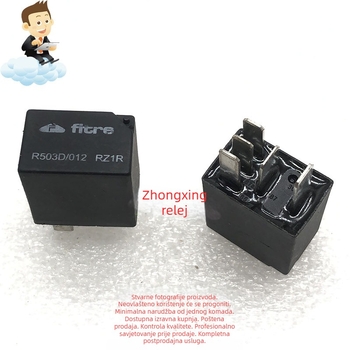 FITRE R503D/012 RZ1R, 5-pinski SPDT automobilski relej, 12V DC