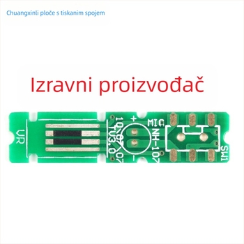 Dvoslojna FR-4 PCB pločica s otporom od karbonskog filma i listom termistora, karbonoljski proces, otporna na vatru