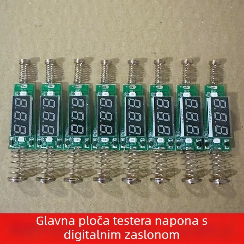 Tester napona s digitalnim zaslonom, univerzalni raspon 5V-120V za električne i auto popravke