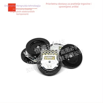 Dvojno rotacijsko potenciometar s prekidačem, osovina 14×1 mm, B102 1K, zupčasti potenciometar za podešavanje