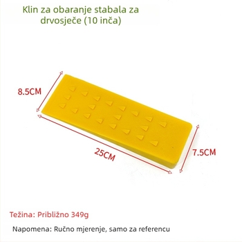 Kvadrati plastični dodaci za vrt, profesionalni klini za rezanje drva i alati
